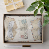 Vintage Luftpost-Abenteuer (4) Seidenpapier (Geschenk)