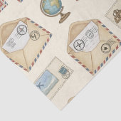 Vintage Luftpost-Abenteuer (4) Seidenpapier (Detail)