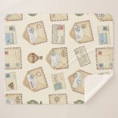 Vintage Luftpost-Abenteuer (4) Sherpadecke (Vorderseite (Horizontal))