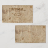 Vintage Luftpost II Visitenkarte (Vorne/Hinten)