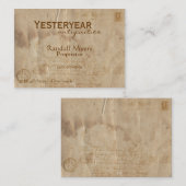 Vintage Luftpost II Visitenkarte (Vorne/Hinten)