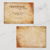 Vintage Luftpost Visitenkarte (Vorne/Hinten)