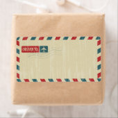 Vintage Luftpostadresse | LIEFERN AN: (Insitu)