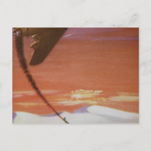 Vintage Luftpostkarte Postkarte (Vorderseite)