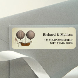 Vintage Luftschifffahrt Heißluftballon Hochzeit