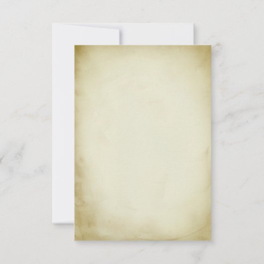 Vintage Luftschifffahrt Heißluftballon Hochzeit RSVP Karte (Rückseite)