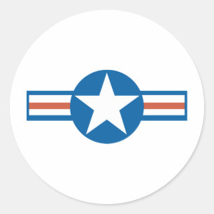 Vintage Luftwaffe Logo_2 Runder Aufkleber