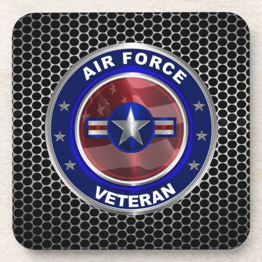 Vintage Luftwaffe Veteran Keepake Getränkeuntersetzer (Vorderseite)