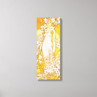 Vintage Lüge von Alphonse Mucha Leinwanddruck