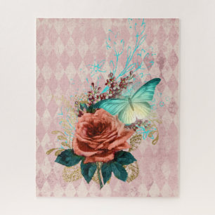 Vintage Luna-Motte-Bouquet Puzzle