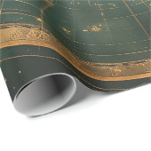 Vintage Lunar Celestial Map Design (2) Geschenkpapier (Rolleneckpunkt)