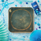 Vintage Lunar Celestial Map Design (2) Pappteller (Party)