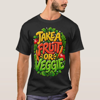Vintage Lunch Lady Obst Gemüse Cafeteria Schule T-Shirt