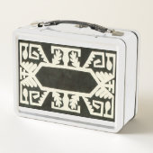 Vintage Lunchbox für das Design von Erdpapier (Rückseite)