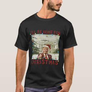 Vintage Lustig Humorvoll Trump Ich werde zu Weihna T-Shirt