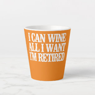 Vintage Lustig Ich kann Wein trinken, so viel ich Milchtasse