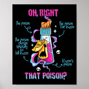 Vintage Lustig Trink mich Oh richtig das ist ein L Poster