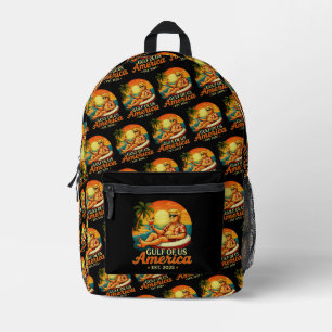 Vintage Lustig Trump America's Golf 2025 Bedruckter Rucksack