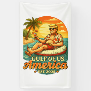 Vintage Lustig Trump Amerikas Golf 2025 Banner