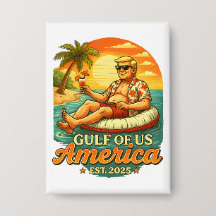 Vintage Lustig Trump Amerikas Golf 2025 Button