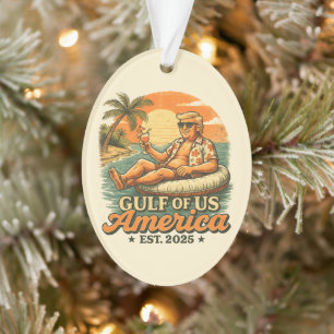 Vintage Lustig Trump Amerikas Golf 2025 Ornament