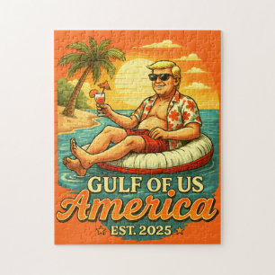 Vintage Lustig Trump Amerikas Golf 2025 Puzzle