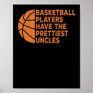 Vintage lustige Basketballspieler haben die Hübsch Poster