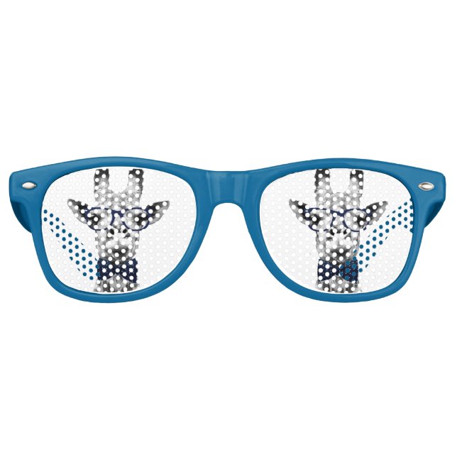 Vintage lustige Giraffe Partybrille (Vorderseite)