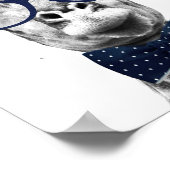 Vintage lustige Giraffe Poster (Ecke)