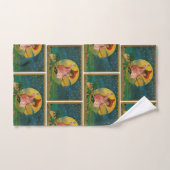 Vintage lustige Halloween-Hexe Badhandtuch Set (Handtuch)