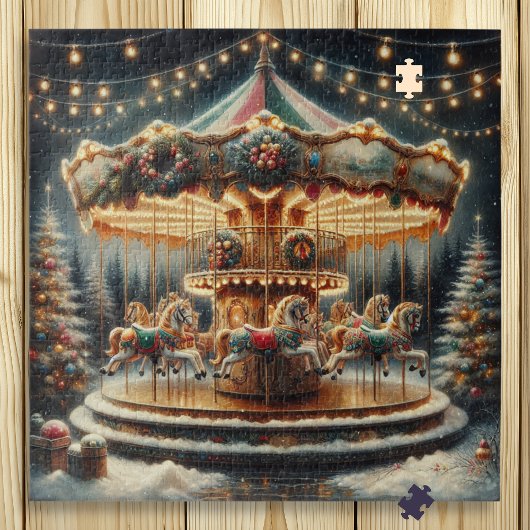 Vintage, lustige, langweilige Weihnachten Puzzle