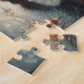 Vintage, lustige, langweilige Weihnachten Puzzle (Seite)