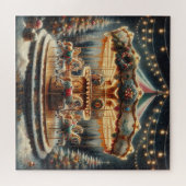 Vintage, lustige, langweilige Weihnachten Puzzle (Horizontal)