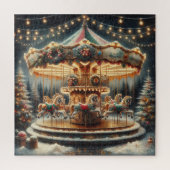 Vintage, lustige, langweilige Weihnachten Puzzle (Vertikal)