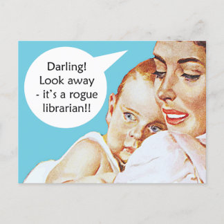 Vintage lustige Postkarte