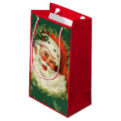 Vintage lustige Sankt Kleine Geschenktüte (Rückseite Schrägansicht)