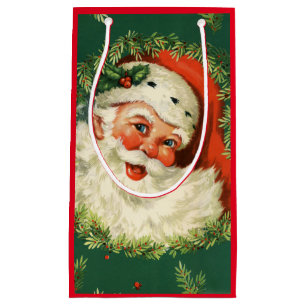 Vintage lustige Sankt Kleine Geschenktüte