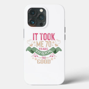 Vintage lustiger 70 Jahre alter Spruch Zitat Case-Mate iPhone Hülle