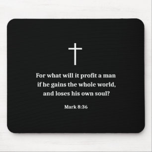 Vintage lustiger christlicher Motivationsbibelvers Mousepad