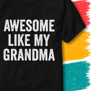 Vintage lustiger Familien-Spruch Awesome wie meine T-Shirt
