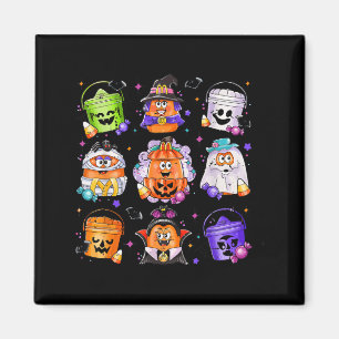 Vintage lustiger Halloween-Kürbis gruselige Nugget Magnet