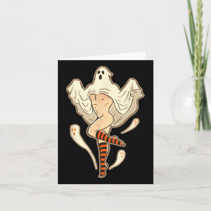 Vintage lustiger schwuler Halloween Karte