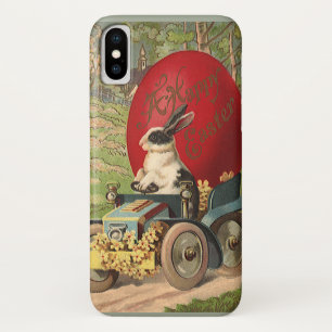 Vintage Lustiges Ostern, Hase Kaninchen Ei Automob Case-Mate iPhone Hülle