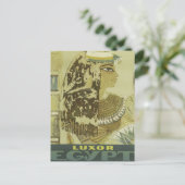 Vintage Luxor Ägypten Reisewerbung Postkarte (Stehend Vorderseite)