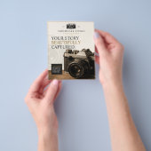 Vintage Luxus-Kameramarke | Fotograf Flyer (Gruppe)