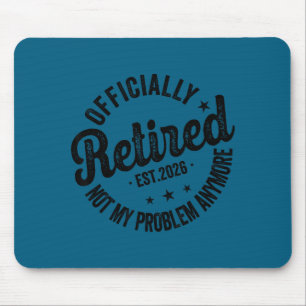Vintage Ly Ruhestand 2026 Lustiger Ruhestand 2026 Mousepad