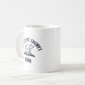 Vintage Lyme-Küste-Tasse der 50er Jahre Kaffeetasse (Vorderseite Links)