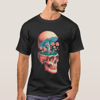 Vintage Macabre- und Feen-Grunge-Art Trippy Gothic T-Shirt