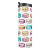 Vintage Macaron Cookies Thermosbecher (Nach rechts gedreht)