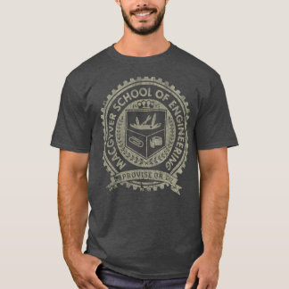 VINTAGE - MacGyver Schule für Ingenieurwesen T-Shirt
